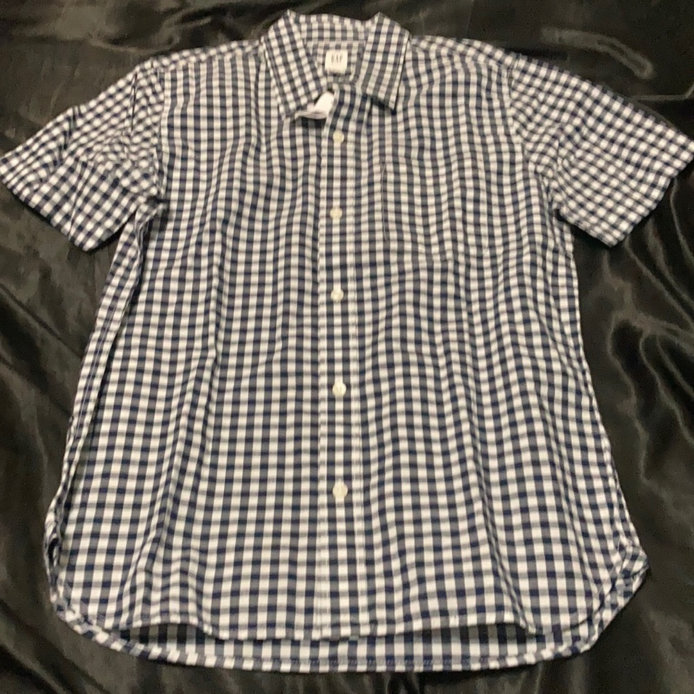 GAP Kids Short Sleeve Button Down Size 12